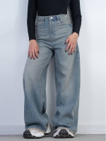 شلوار جین شافل قد 110 کد 21695 - Image 3