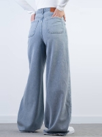 شلوار جین شافل قد 110 کد 21696 - Image 2