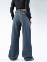 شلوار جین  بگ قد 110 کد 21711 - Image 2