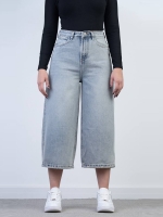 شلوار جین واید لگ قد 85 کد 21713 - Image 4