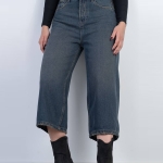 شلوار جین واید لگ قد 85  کد 21714