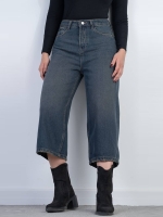 شلوار جین واید لگ قد 85  کد 21714