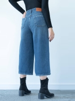 شلوار جین واید لگ قد 85  کد 21715 - Image 2