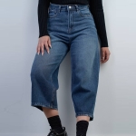 شلوار جین واید لگ قد 85 کد 21716