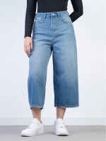 شلوار جین واید لگ قد 85 کد 21719