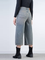 شلوار جین واید لگ قد 85  کد 21720 - Image 2