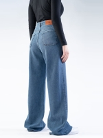 شلوار جین بگ قد 115 دمپا کات  کد 21722 - Image 2