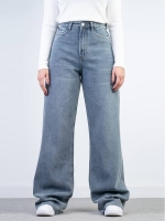 شلوار جین بگ قد 115 دمپا کات کد 21727 - Image 2