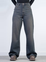 شلوار جین بگ قد 110 کد 21762 - Image 3