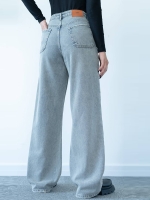 شلوار جین بگ قد 110 کد 21766 - Image 2