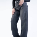 شلوار جین بگ قد 110 مشکی کد 21770