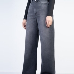 شلوار جین بگ قد 110 مشکی کد 21771