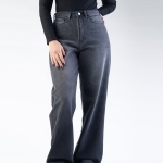 شلوار جین رگولار قد 110 مشکی کد 21797