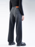 شلوار جین رگولار قد 110 مشکی کد 21797 - Image 2