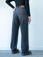 شلوار جین رگولار قد 110 مشکی کد 21798 - Image 2