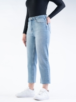 شلوار جین استریت قد 90 دمپا کات کد 21824