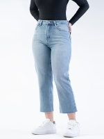 شلوار جین استریت قد 90 دمپا کات کد 21824 - Image 4