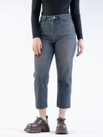 شلوار جین استریت قد 90 دمپا کات کد 21828