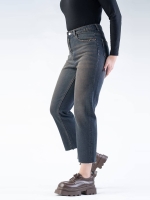 شلوار جین استریت قد 90 دمپا کات کد 21829 - Image 2