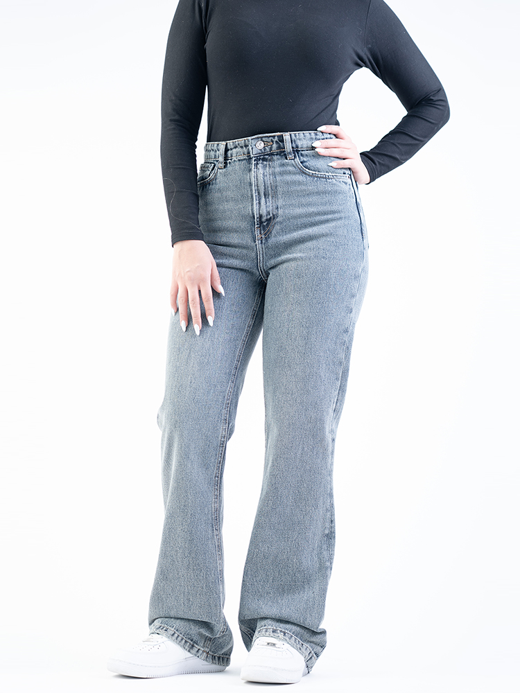 21858 (2) شلوار جین فلر قد 110 کد 21858 - Image 1