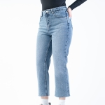 شلوار جین کراپ فلر قد 90 دمپا کات کد 21883