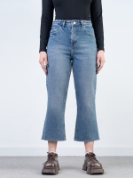 شلوار جین کراپ فلر قد 90 دمپا کات  کد 21884 - Image 3