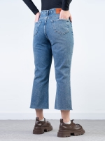 شلوار جین کراپ فلر قد 90 دمپا کات  کد 21884 - Image 2