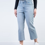 شلوار جین کراپ فلر قد 90 دمپا کات  کد 21885