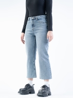شلوار جین کراپ فلر قد 90 دمپا کات کد 21886