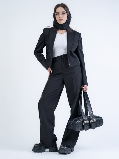 شلوار پارچه ای بگ قد 110 مازراتی کد 2189 - Image 4