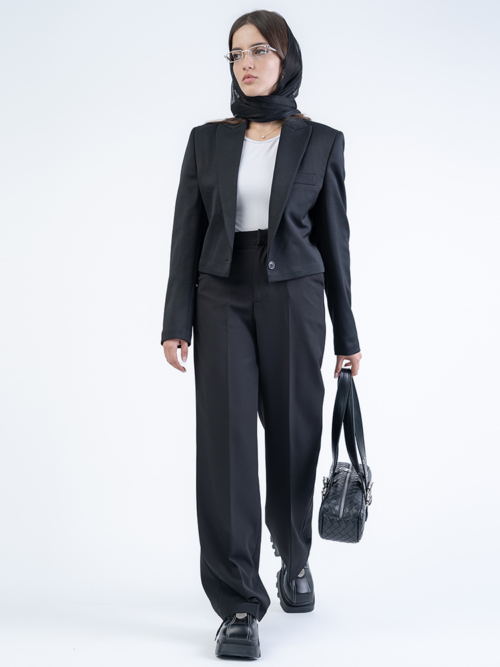 شلوار پارچه ای بگ قد 110 مازراتی کد 2189 - Image 7
