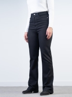 شلوار جین فلر قد 110 مشکی کم کش کد 21895 - Image 2