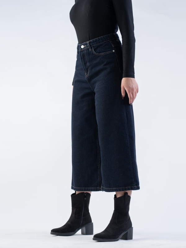 شلوار جین کراپ واید لگ قد 85 کد 21920 - Image 3