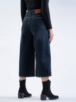 شلوار جین کراپ واید لگ قد 85 کد 21921 - Image 2