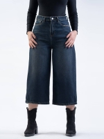شلوار جین کراپ واید لگ قد 85 کد 21921 - Image 3