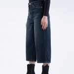 شلوار جین کراپ واید لگ قد 85 کد 21921