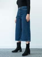 شلوار جین کراپت واید لگ قد 85  کد 21926 - Image 4