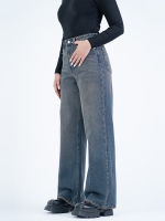 شلوار جین بگ قد 110 کد 21936 - Image 3