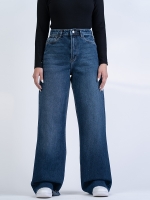 شلوار جین بگ قد 115 دمپا کات کد 21940 - Image 3