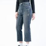 شلوار جین کراپ فلر قد 90 دمپا کات کد 21959