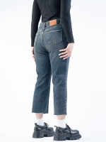 شلوار جین کراپ فلر قد 90 دمپا کات کد 21959 - Image 2