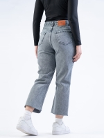 شلوار جین کراپ فلر قد 90 دمپا کات کد 21960 - Image 3