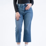 شلوار جین کراپ فلر قد 90 دمپا کات کد 21961