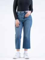 شلوار جین کراپ فلر قد 90 دمپا کات کد 21961