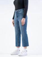 شلوار جین کراپ فلر قد 90 دمپا کات کد 21961 - Image 3