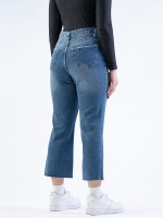 شلوار جین کراپ فلر قد 90 دمپا کات کد 21961 - Image 2