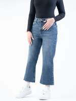 شلوار جین کراپ فلر قد 90 دمپا کات کد 21962 - Image 4