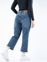 شلوار جین کراپ فلر قد 90 دمپا کات کد 21962 - Image 2