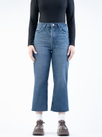 شلوار جین کراپ فلر قد 90 دمپا کات کد 21963 - Image 3