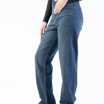 شلوار جین رگولار قد 110 کم کش کد 22127